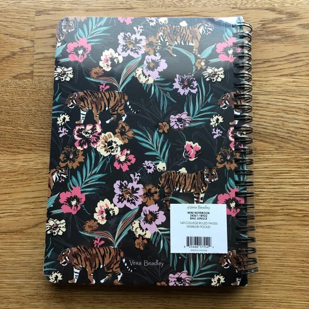 Vera Bradley Bali Jungle Mini Notebook NWT